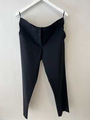 The Row Black Wool Tailored Trousers Size US 10 (UK 14)