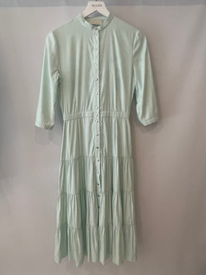 Like Yana Mint Green Short-Sleeves Maxi Dress Size S (UK 8)