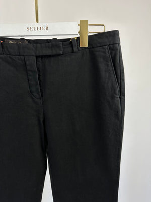 Loro Piana Menswear Black Denim Tailored Trousers Size IT 44 (UK 31)