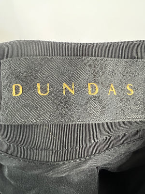 Dundas Black Sequin Tailored Blazer and Short Set IT 38 (UK 6)