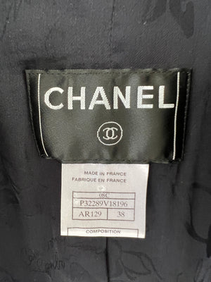 Chanel Navy 2008 Cruise Accent Jacket with Tassel Detailing FR 38 (UK 10)