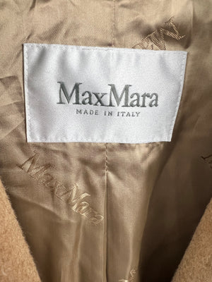 Max Mara Brown Cashmere Belted Coat IT 42 (UK 10)