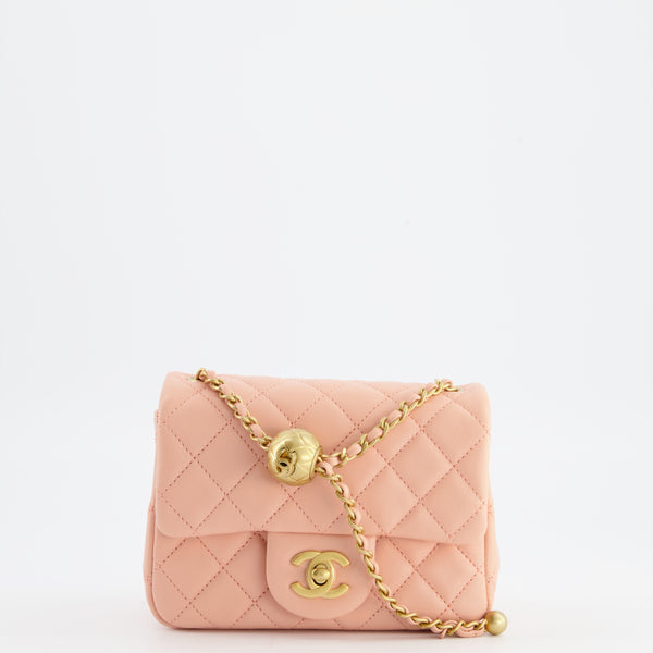 The RealReal Chanel Pearl Crush Mini Square Flap Bag 5800.00