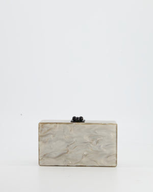 Edie Parker Marbled Clutch Bag with Printed Forrest Detail
