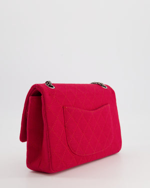 Chanel Red Medium Reissue 2.55 Double Flap Bag in Quilted Fabric