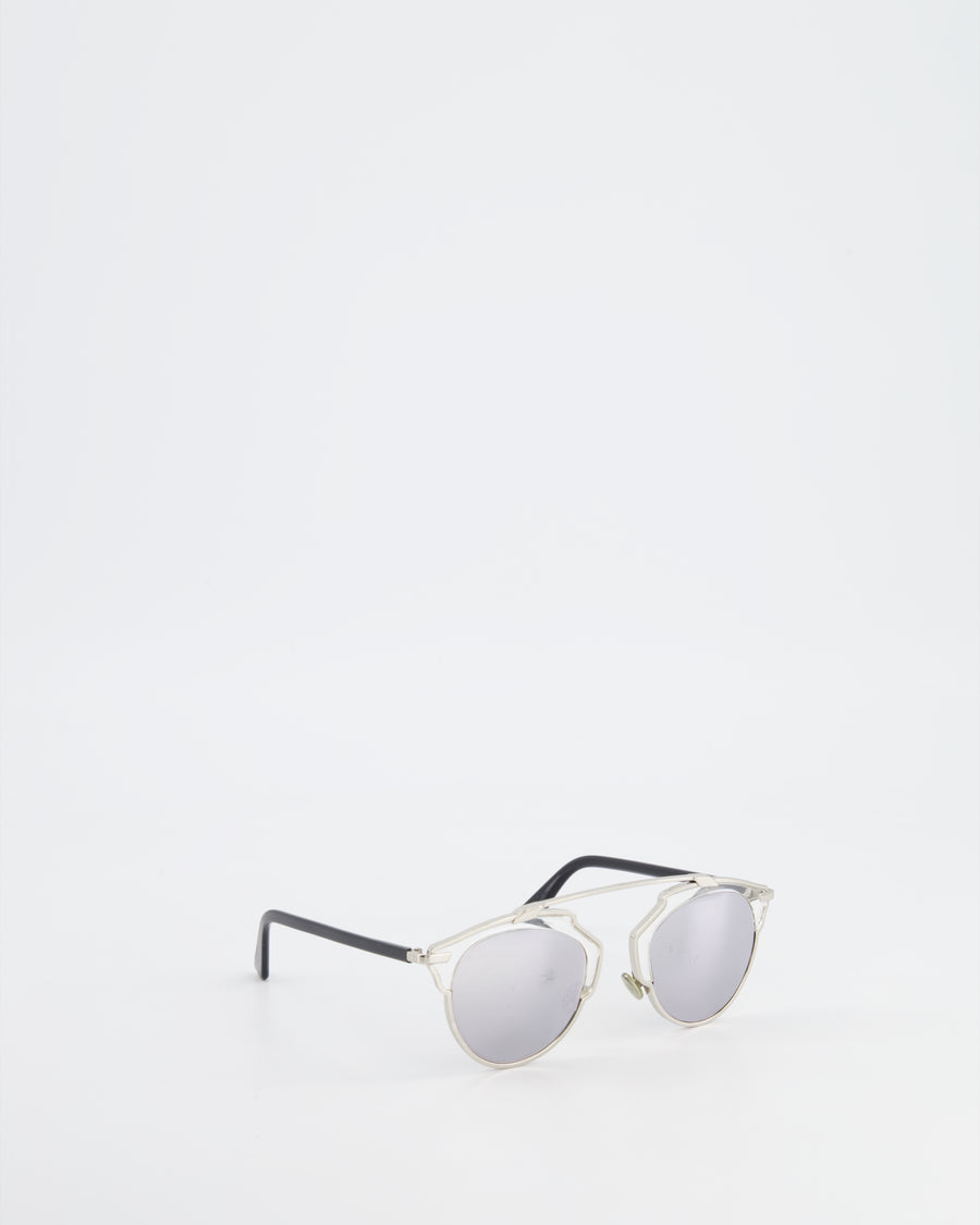 Christian Dior So Real Silver Sunglasses