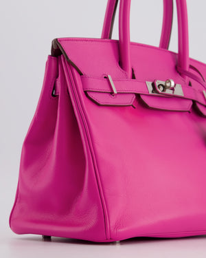 💖 Hermès 30cm Birkin Rose Confetti Epsom Leather Palladium