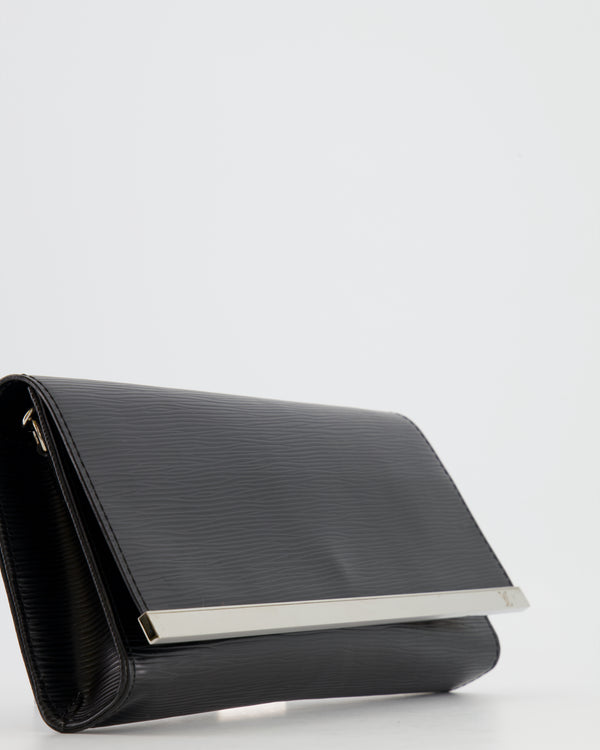 *AMAZING PRICE* Louis Vuitton Black Epi Shoulder Bag with Silver Hardware