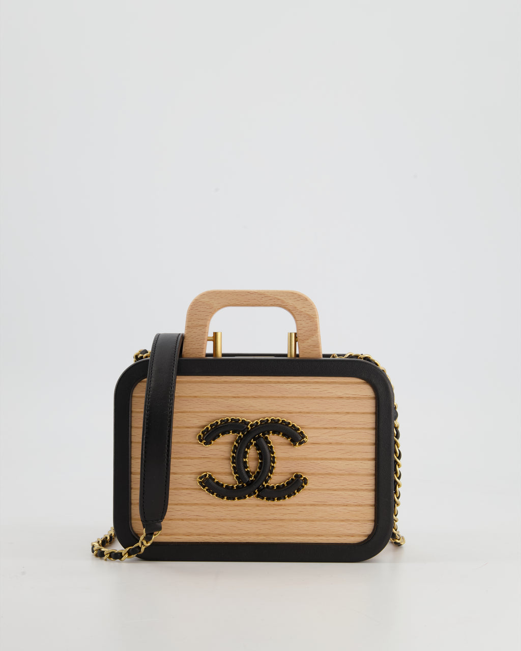 Brown Chanel Cruise 2022 vanity case, MATCHES x Sellier
