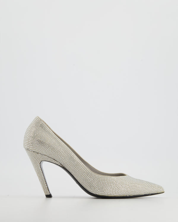 Balenciaga Silver Crystal Heel Size EU 39.5