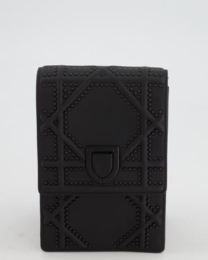 Christian Dior Black Diorama Ultra Black Vertical Clutch Bag with Blac –  Sellier