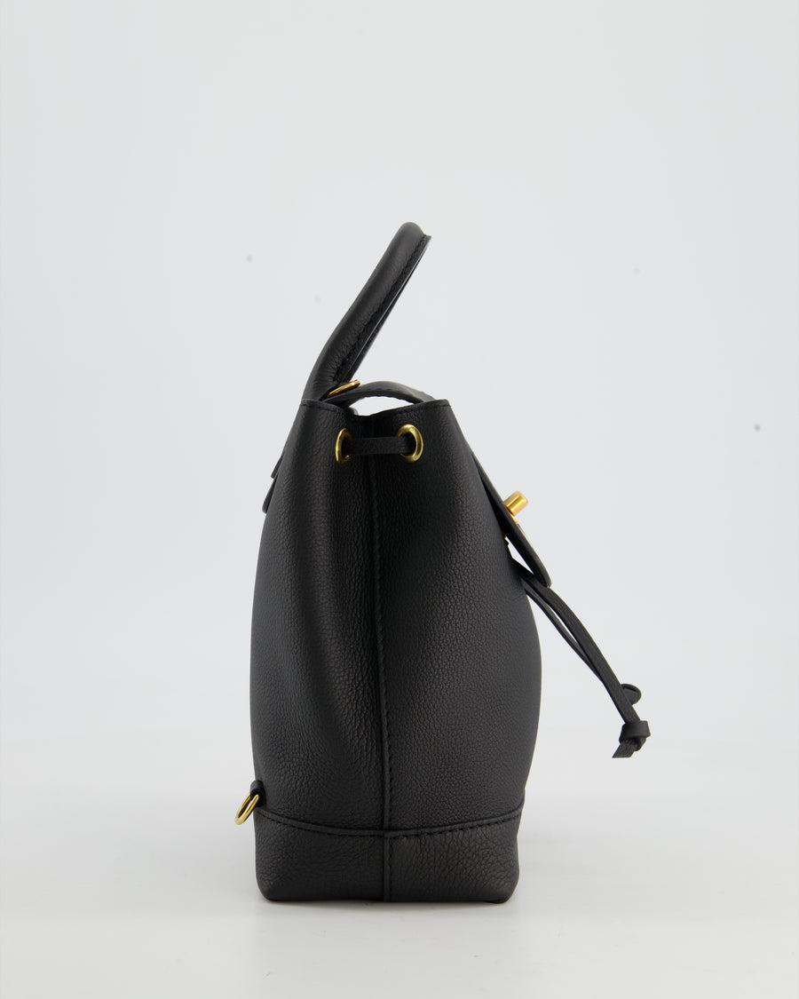 Mini backpack Lockme Louis Vuitton Black Leather ref.103776 - Joli