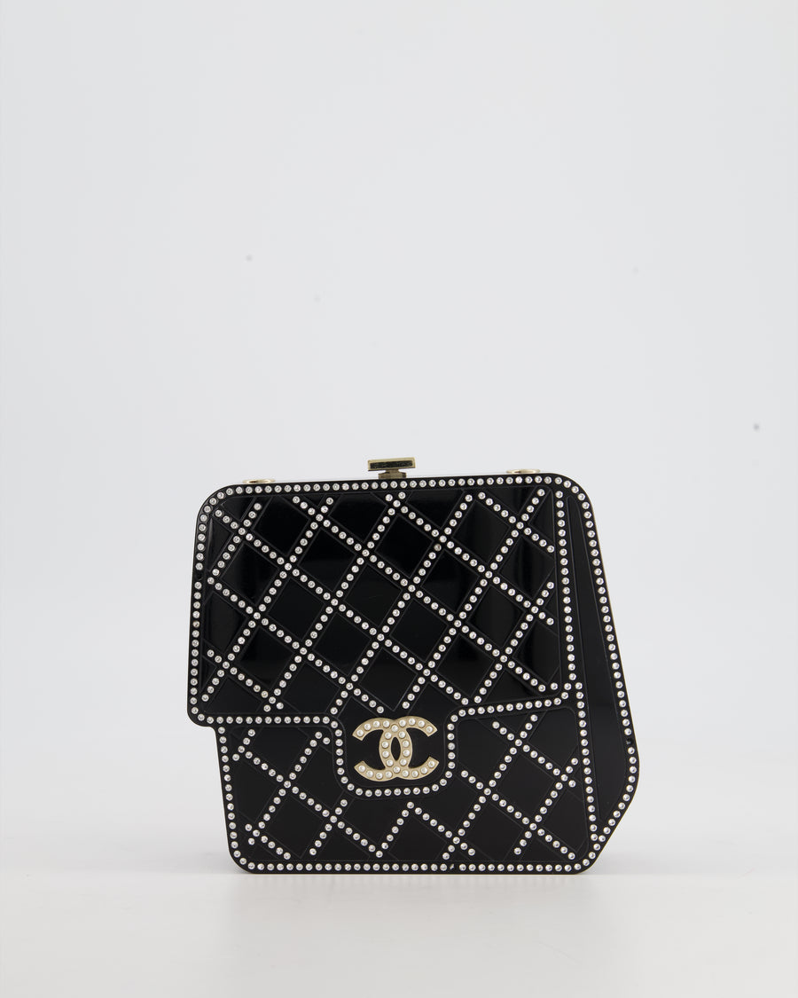 Chanel Lambskin Shoulder Handbag Black - The Recollective