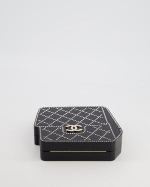 COLLECTORS ITEM* Chanel Black Acrylic Crossbody Box Bag with Crystal –  Sellier