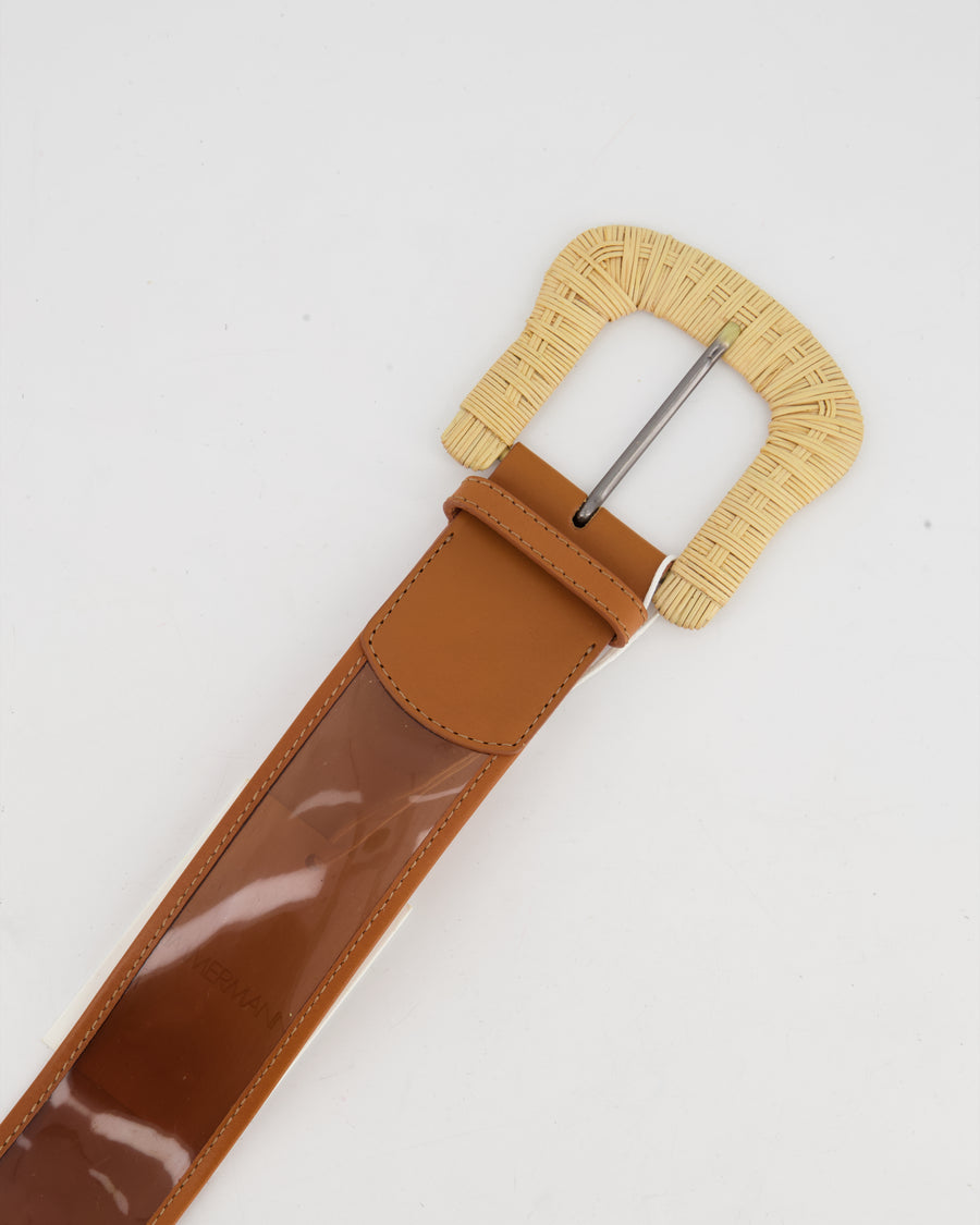 Zimmermann PVC Belt with Rattan Buckle - 80cm