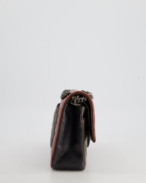 Chanel Medium Tricolour Classic Flap Bag with Gun Metal Hardware RRP - £8,530