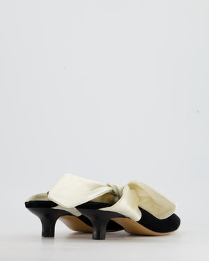 The Row Black and White Bow Shoe Size EU 38