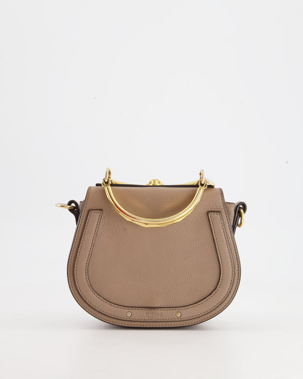 *FIRE PRICE* Chloe Brown Nile Leather Handbag with Gold Hardware