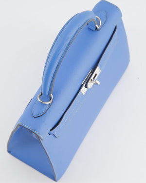 *RARE* Hermès Kelly Bag 25cm in Blue Paradis Epsom Leather with Palladium Hardware