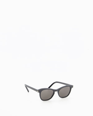 Saint Laurent Black Square Acetate Sunglasses