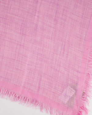 Loro Piana Pink Cashmere Scarf 90cm