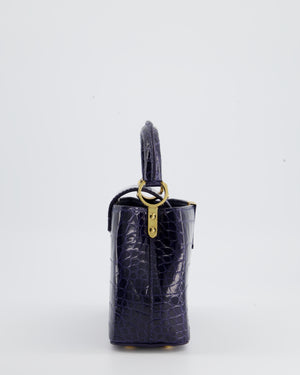 Louis Vuitton Capucines Bag Crocodile Mini Green 125911376