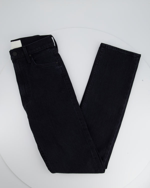 Mother Black Denim High Waist Rider Skimp Jeans Size 26 (UK 8)