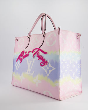 Louis Vuitton Onthego 2020 Saint Tropez Escale Pastel Tote Bag – Sellier