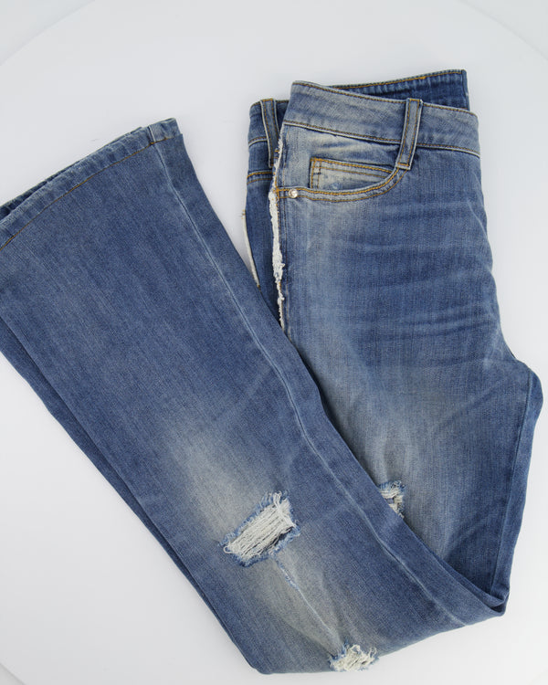 Ermanno Scervino Distressed Denim Jeans Size IT 40 (UK 8)