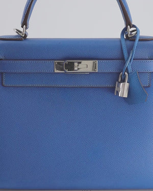 HERMES CONTOUR KELLY BAG 28cm dark blue ✈