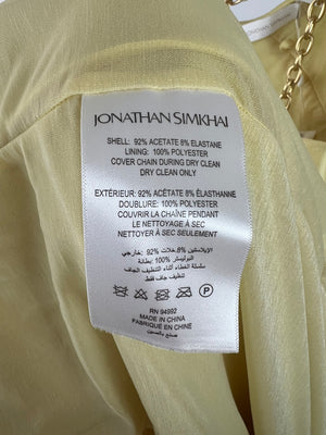 Jonathan Simkhai Yellow Maxi Dress FR 34 (UK 6)
