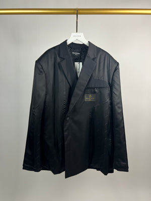 Balenciaga Black Inside Out Oversized Blazer Size XS (UK 8)