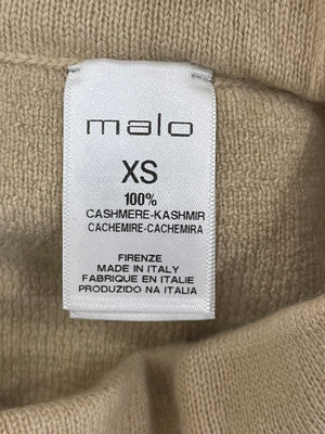 Malo Beige Cashmere Top and Trousers Set Size XS (UK 6)