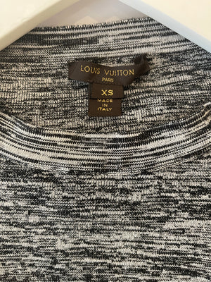 Louis Vuitton Grey Crop Top T-shirt Size XS (UK 6)