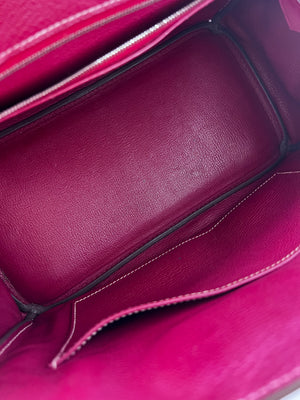 Hermes Birkin 30 Bubblegum Pink Doblis Suede Palladium Hardware #K -  Vendome Monte Carlo