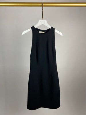 Mugler Black A- Line Dress with Open Back Detail Size FR 34 ( UK 6)