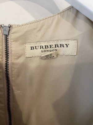 Burberry Cream Lace Mini Dress Size UK 12