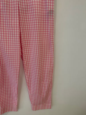 Balmain Pink Vichy Pants FR 38 (UK 10)