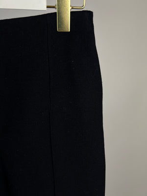 Celine Navy Wool Tailored Trousers FR 36, (UK 8)