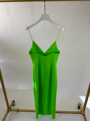 Alex Perry Neon Green Dress with Panel Detailing FR 38 (UK 10)