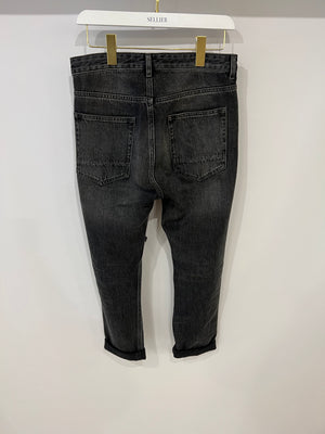 Golden Goose Dark Grey Ripped Boyfriend Jeans Size 27 (UK 10)