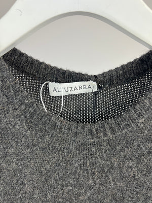 Altuzarra Black and Grey Wool Corset Dress Size XS (UK 6)