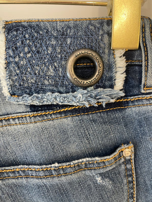 Ermanno Scervino Distressed Denim Jeans Size IT 40 (UK 8)