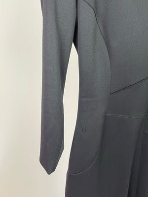 Antionio Berardi Black 3/4 Sleeve Midi Dress Size 38 (UK 10)