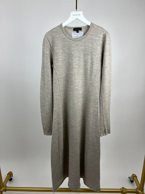 Rag and Bone Beige Long Sleeve Wool Dress Size S (UK 8)