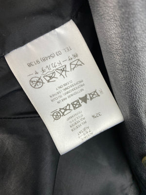 Givenchy Black Studded Lambskin Leather Jacket Size FR 36(UK 8)