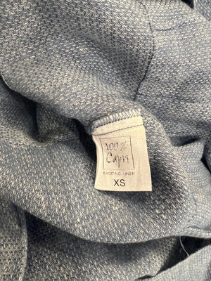 Capri Blue Linen Shirt Dress Size XS (UK 6)